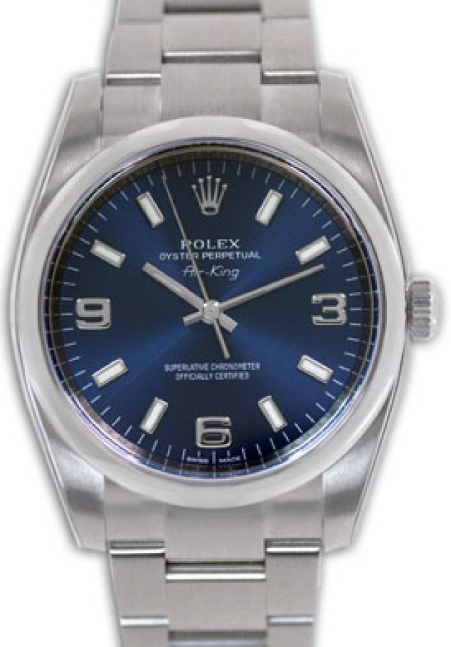 Used Rolex Air King 114200 Steel Year 2013